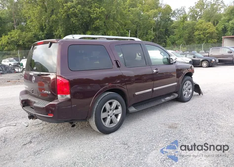 2013 Nissan Armada Platinum z USA, uszkodzony, nr VIN 5N1AA0NC1DN606318